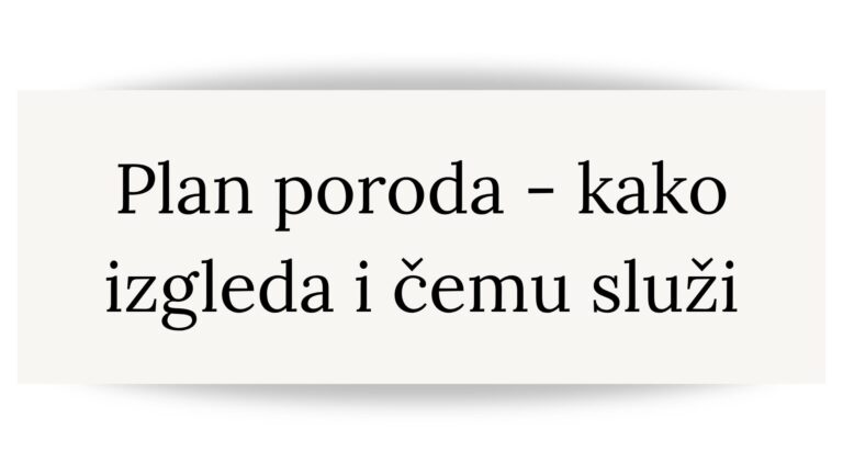 Kada krenuti u rodilište (4)
